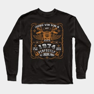 Legends Born In May 1976 47th Birthday Gift Long Sleeve T-Shirt